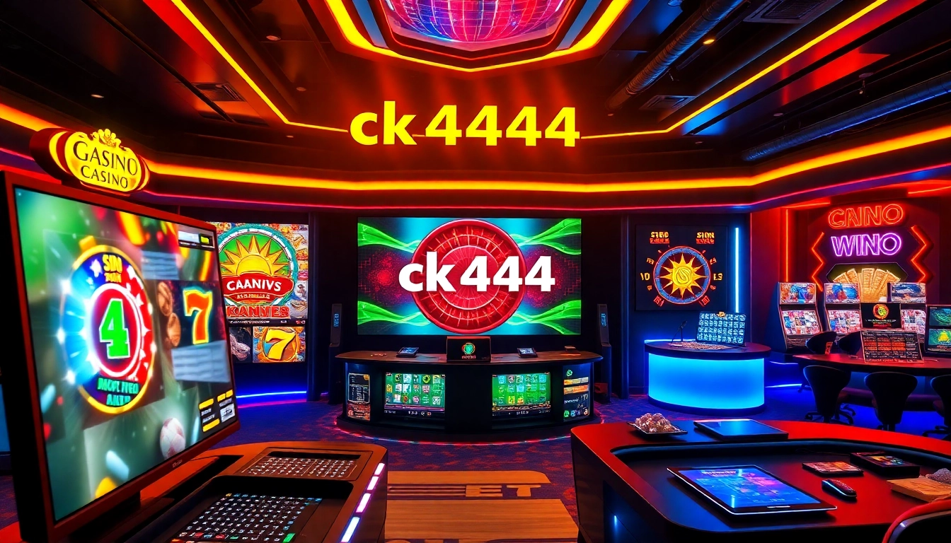Engaging ck4444 online gaming platform with dynamic slots and live dealer action, highlighting user-friendly design and vibrant visuals for players in Bangladesh.