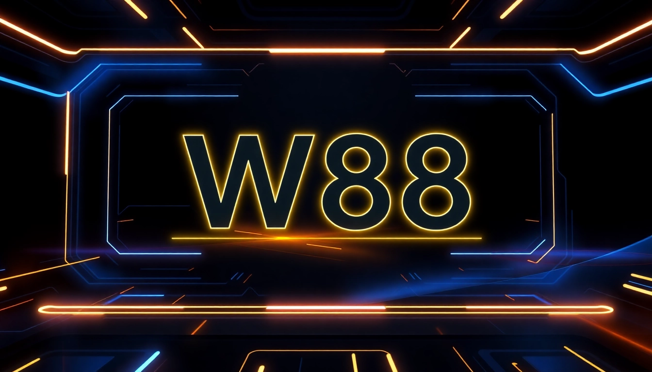 W88 online betting platform interface showcasing modern design and user-friendly navigation for high engagement.