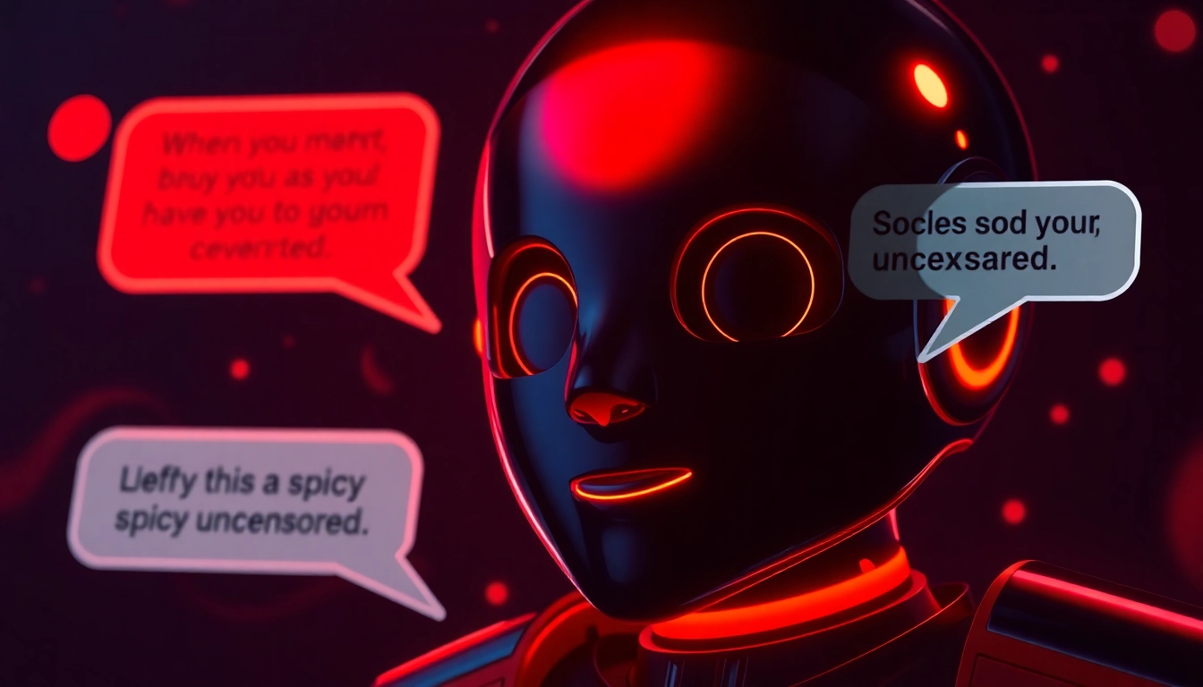 Spicychatai platform showcasing a vibrant, fiery AI chat interface with bold visuals and user-friendly design for enhanced engagement.