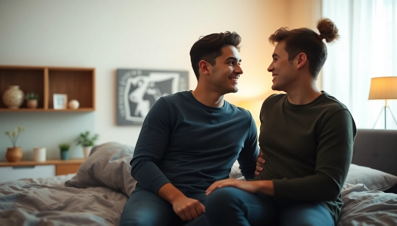 Engaging scene of couple discussing plan sexe for casual fun and intimacy dynamics