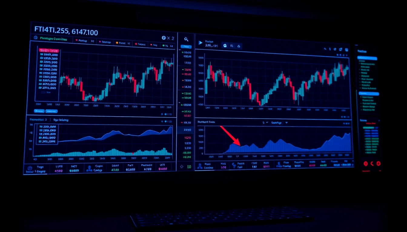 Trading View platform showcasing real-time financial charts and analysis tools for traders and
