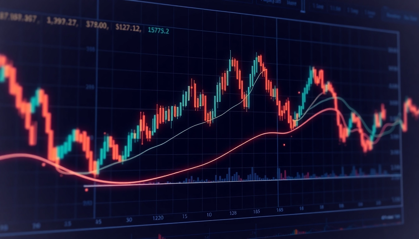 Dynamic aicoin trading chart illustrating market trends and AI analytics for cryptocurrency